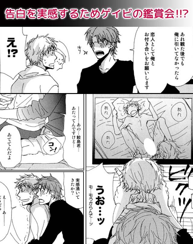 告白を自覚するためゲイビの鑑賞会！！？